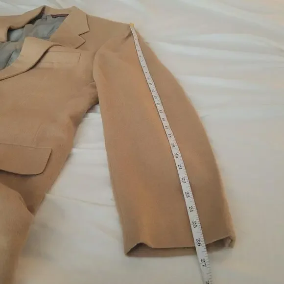 VINTAGE Nordstrom Classics Blazer Mens 44 Camel Hair Sport Coat Made in USA 90s
